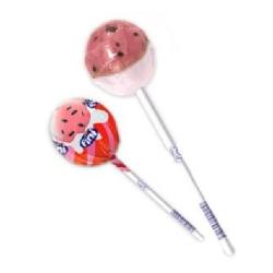 FINI POP FRESA ACIDA PEPITAS 100ud 2