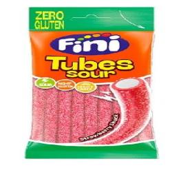 75 FINI TUBES SOUR STRAWBERRY ZERO GLUTEN