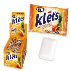 CHICLE S/A KLETS TROPICAL 200ud