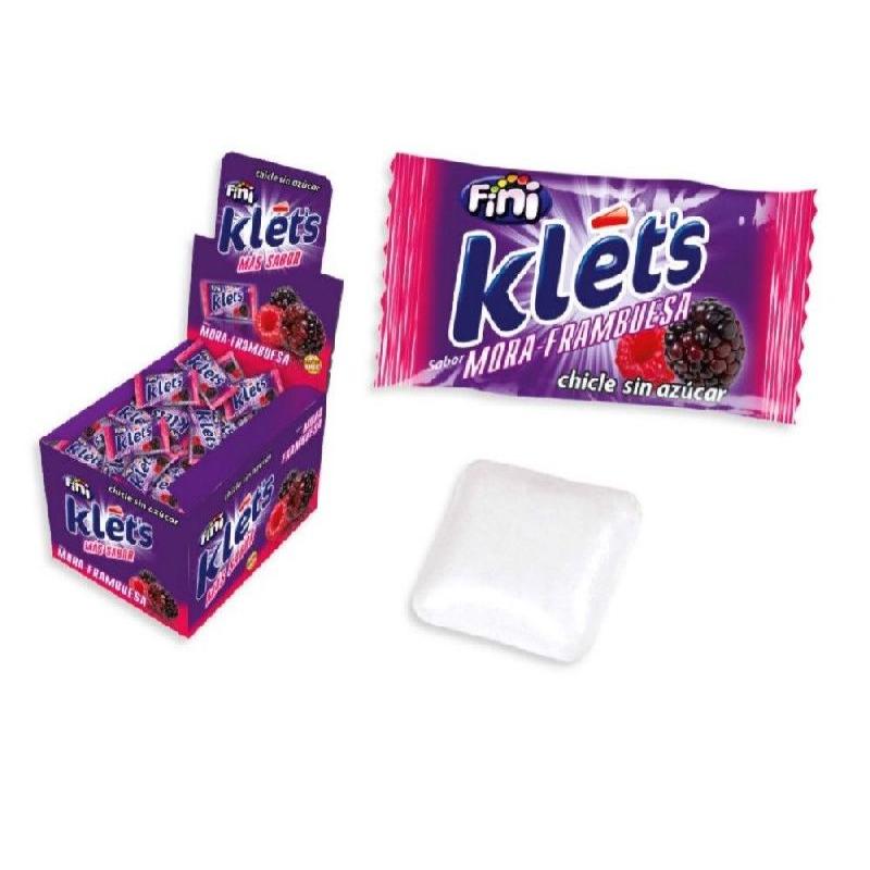 CHICLE S/A KLETS MORA-FRAMB. 200ud FINI