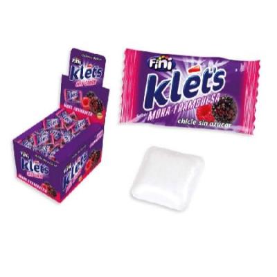 CHICLE S/A KLETS MORA-FRAMB. 200ud FINI