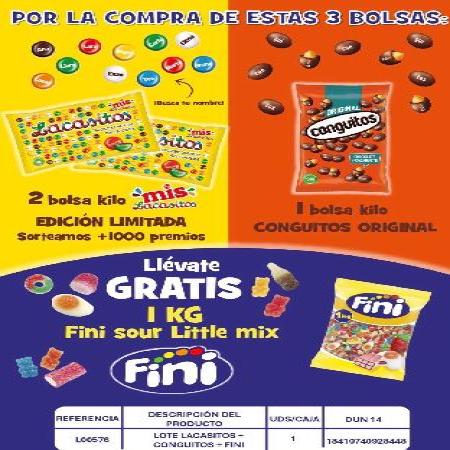 LOTE LACASITOS + CONGUITOS + FINI
