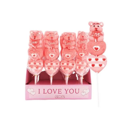 PINCHO OSITO I LOVE YOU 16 ud 45g