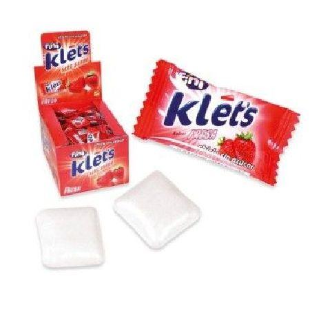 CHICLE S/A KLETS FRESA 200ud FINI