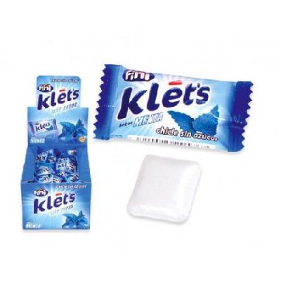 CHICLE S/A KLETS MENTA 200ud FINI