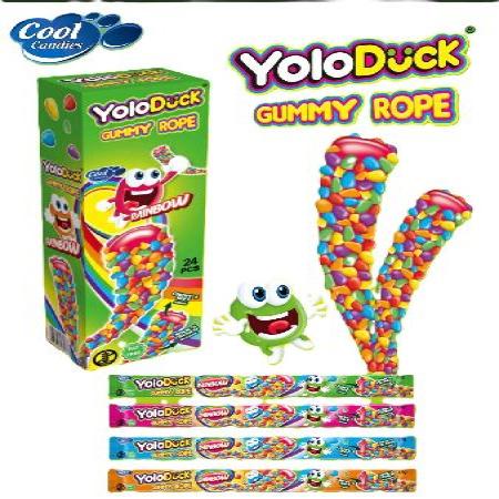 RAINBOW GUMMY ROPE 24U