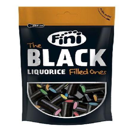 180g BLACK LIQUORICE FILLED ONES  FINI