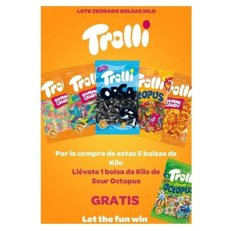 LOTE PROMOCIÓN KILO TROLLI 5+1