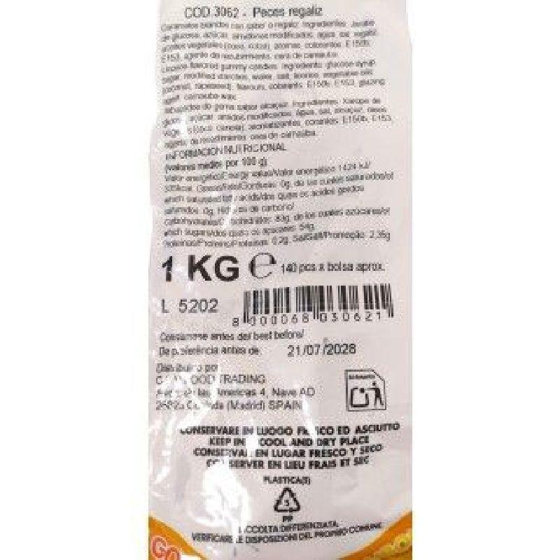 PECES REGALIZ 1KG