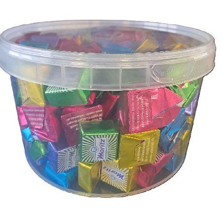 BOMBON CUADRADO MULTICOLOR 150u