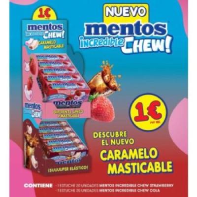 MENTOS PACK INCREDIBLE CHEW 40U PVP1€