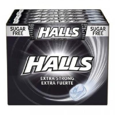 CAR.STICK HALLS EXTRAFUERTE 20ud
