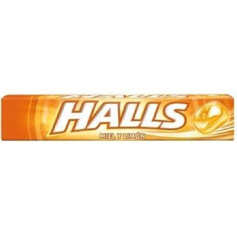 CAR.STICK HALLS MIEL-LIMON 20ud