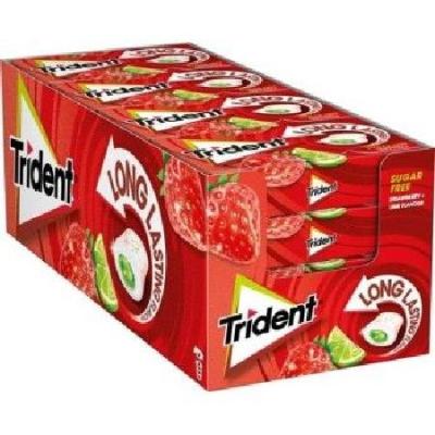 TRIDENT 60 MIN STRAWBERRY 16 UDS