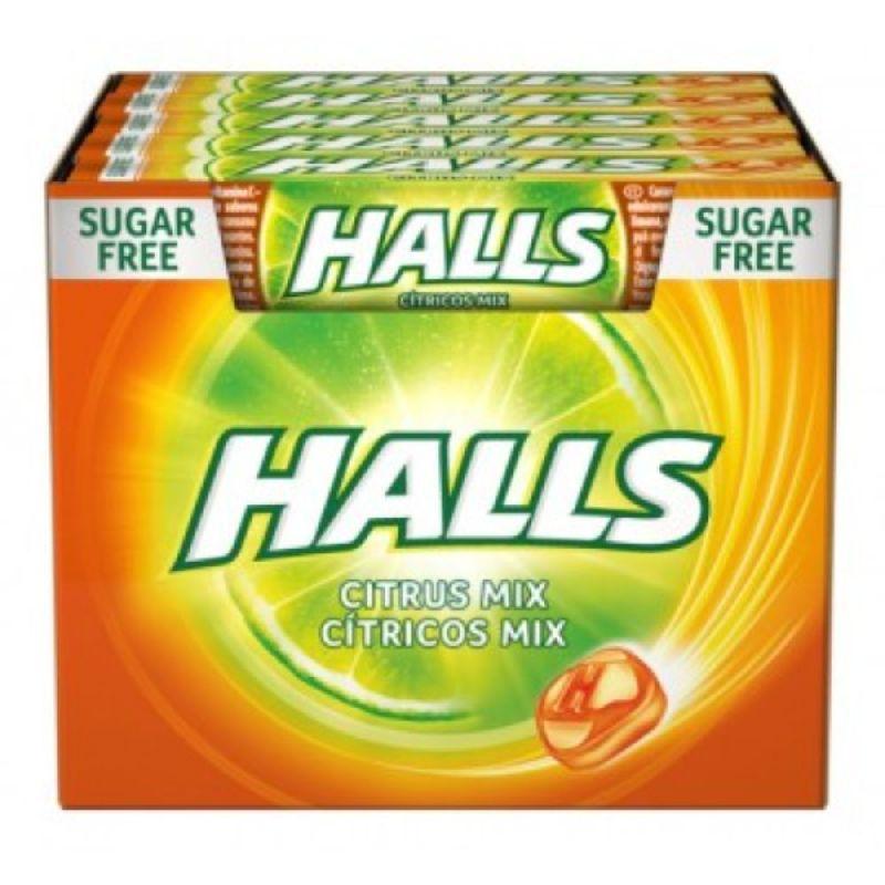 CARAMELOS STICK HALLS CITRUS MIX S/A 20ud M-1.0