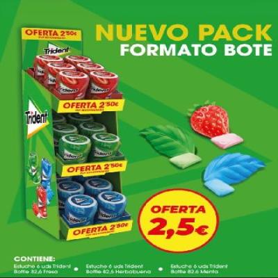 TRIDENT PACK BOTTLES