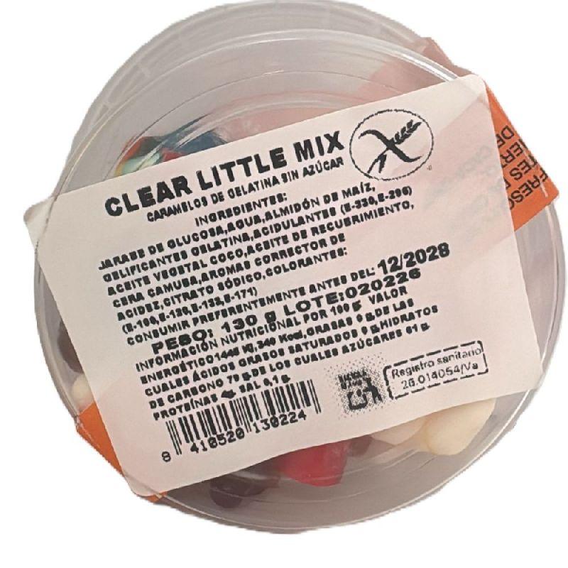 TARRINA CLEAR LITTLE MIX 130g    GOMINOLAS