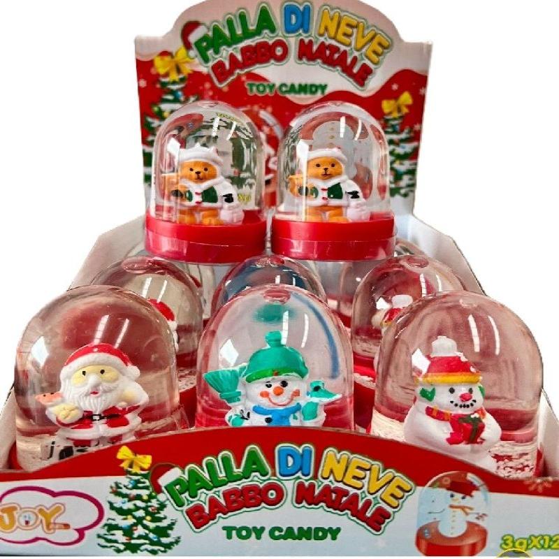 BOLA DE NIEVE DE NAVIDAD 12 ud