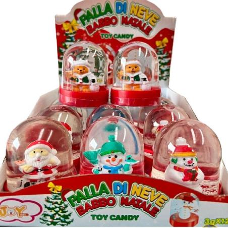 BOLA DE NIEVE DE NAVIDAD 12 ud