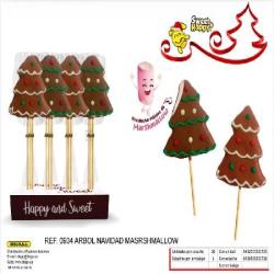 PIRULETA MARSHMALLOW ARBOL NAVIDAD 30u
