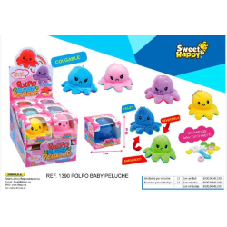 PULPO BABY PELUCHE 12 ud