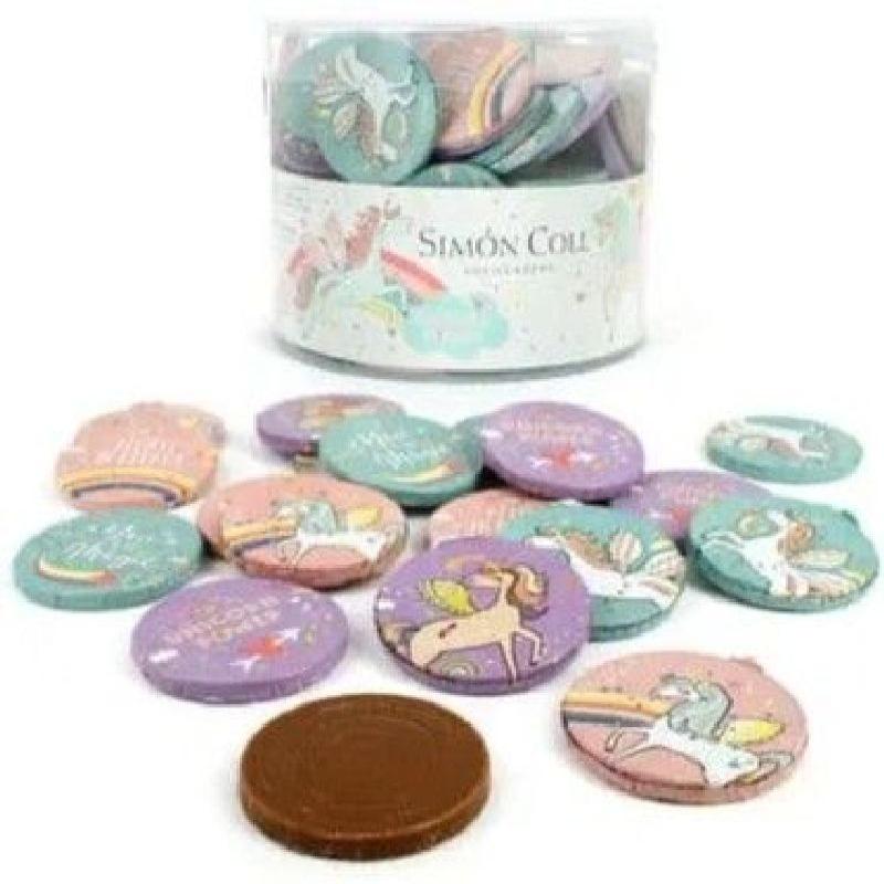MONEDAS CHOCO UNICORNIO 110ud