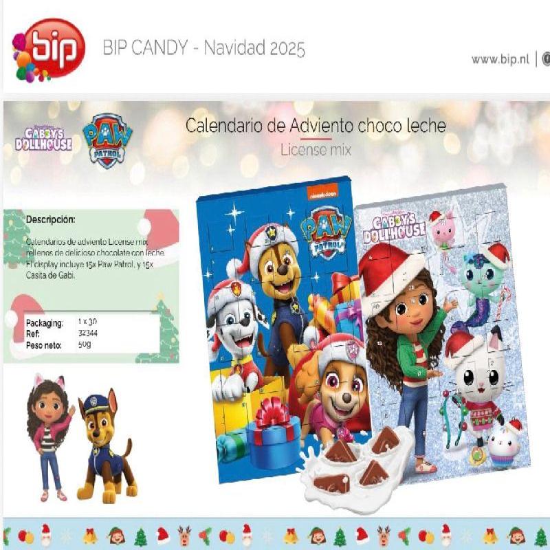 CALENDARIO DE ADVIENTO GABBY ' S