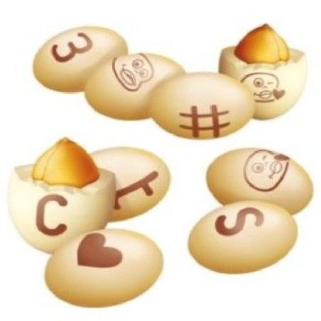 B/1kg CHOCO CONGUITOS BLANCOS