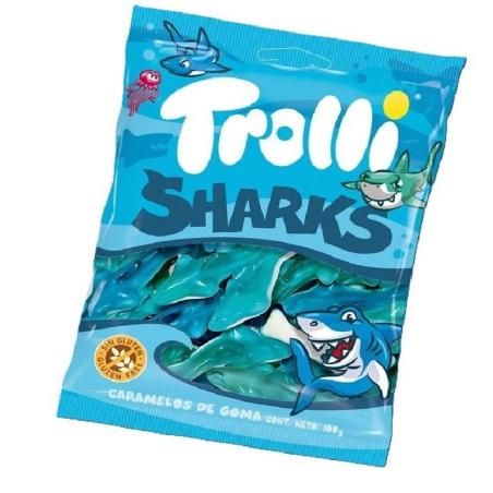 12x100 SHARKS (TIBURONES) TROLLI