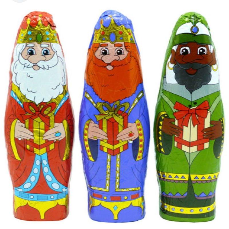 FIGURAS REYES CHOCO 17,5 cm 30u60g