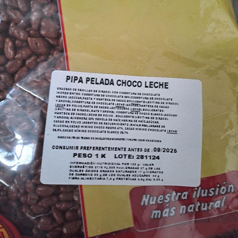 B/1kg  PIPAS CHOCO LECHE