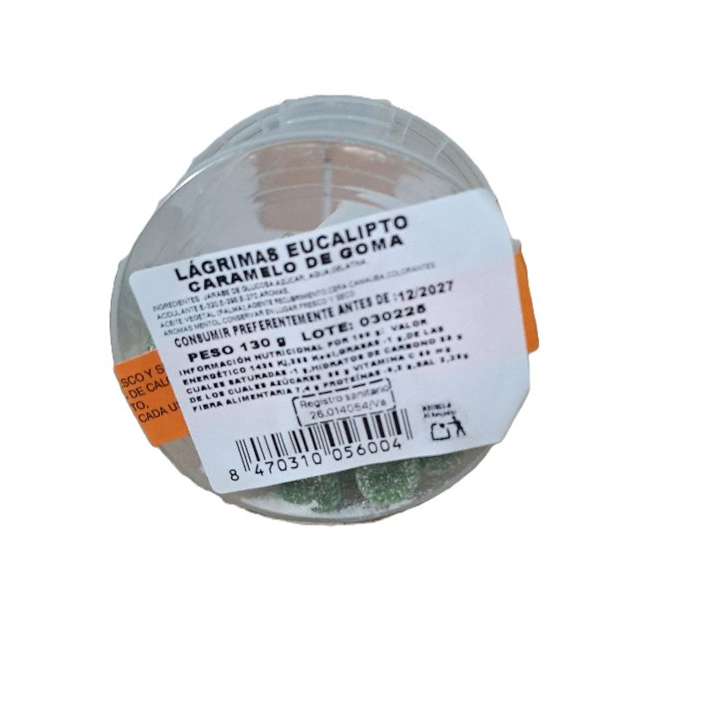 TARRINA LAGRIMAS EUCALIPTO 130 grs