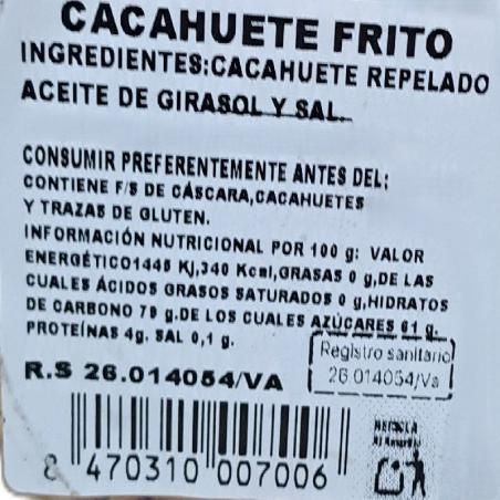 TARRINA CACAHUETE FRITO 125g