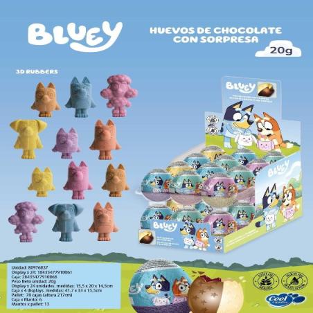 HUEVO CHOCO BLUEY 24 ud