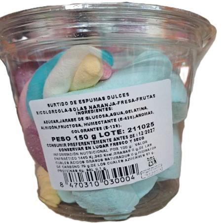 TARRINA ESPUMAS DULCES 150 grs
