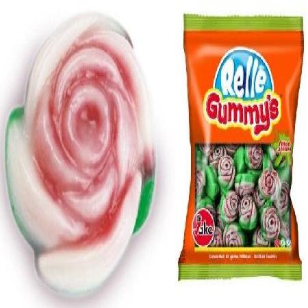 B/1kg ROSAS RELLENAS JAKE   GOMINOLAS